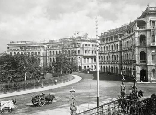 In the 19th century, this area was called the Elphinstone Circle (now popularly known as Horniman Circle in South Mumbai). This picture is from 1892. The Times of India office was in