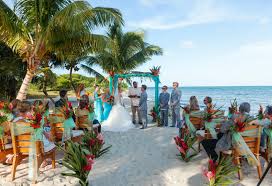 Brent And Lindsay Wedding At Chabil Mar Resort Belize July 16 2016 A Beach Wedding In Placen Belize Resorts Beach Wedding Packages Beach Destination Wedding