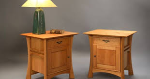 Waterfall Night Stands Hardwood Artisans Beautiful Furniture Nightstand Hardwood