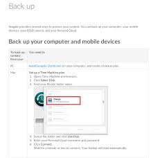 This article will go over how to install seagate dashboard, setting up the backup, verifying that the backup was successful, and how to restore your backed if you use the dashboard software then delete the data off your internal drive it is no longer in two locations meaning you do not have a backup. How To Use Seagate Backup Plus On Mac 15 Mins And Start