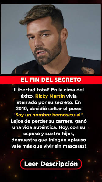 Ricky Martin conquistó el planeta con su ritmo, pero durante años libró una  batalla interna contra los prejuicios de una industria que le exigía  silencio sobre su identidad. En este abril de 2026, ...