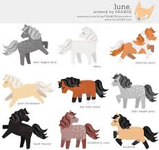 Horse Clipart Cute Pony Clipart Chestnut Dapple Grey Cute Ponies Pony Animal Sketches