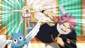 Natsu Dragneel Lucy Heartfilia Happy The Beginning Of 100 Years Quest Fairy Tail Episode 328 Buster Fairy Tail Episodes Natsu Fairy Tail Fairy Tail Lucy