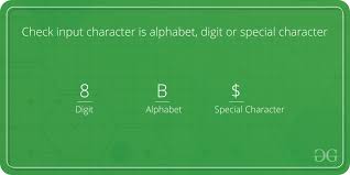 If you have a lot of books on your bookshelf, alphabetizing it by author or title will make it easier to find specific books in the future. Check Input Character Is Alphabet Digit Or Special Character Geeksforgeeks