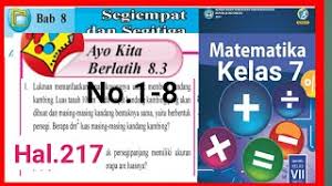 Lukman memanfaatkan tanah kosongnya untuk membuat kandang kambing. Jawaban Matematika Kelas 7 Smp Mts Hal 217 220 Ayo Kita Berlatih 8 3 Segi Empat Dan Segitiga Youtube