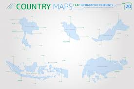 Maps of malaysia japan and malaysia. Premium Vector Thailand Malaysia Indonesia And Singapore Vector Maps