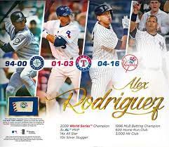 Alex Rodriguez Slugger Major League Baseball Homerun