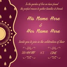 Create a specail wedding card with designcap's free wedding card maker. Create Wedding Invitation Card Online Free