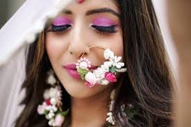 2020 Bridal Trends Floral Nath Ideas From Our Favourite Brides Witty Vows Wedding Flower Jewelry Floral Jewellery Fresh Flower Jewelry