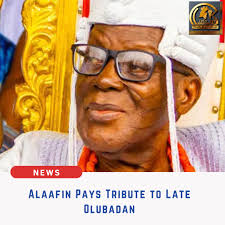 Alaafin Pays Tribute to Late Olubadan Published July 7, 2025 The Alaafin of  Oyo, Oba Akeem Owoade, has sympathised with the family of the Olubadam of  Ibadanland, Oba Owolabi Olakulehin, who joined
