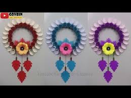 Hasilnya bisa anda jadikan sebagai hiasan dinding berupa origami dari kertas. Wall Decor Ideas Hiasan Dinding Ide Kreatif Membuat Hiasan Dinding Dari Kertas Youtube Kreatif Pembuatan Perhiasan Hiasan