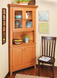 Corner hutches are also useful in the kitchen where they are used to store mixing bowls, spices, and other kitchen supplies. Classic Corner Cabinet Woodworking Project Woodsmith Plans