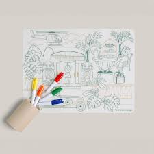 Pen Bear Colour Mat | The Peninsula Boutique