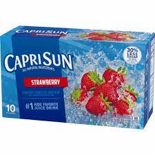 Nutrition, ingredients, health rating, & carbon footprint. Capri Sun Strawberry Flavored Juice Drink Blend Pouches 10 Ct 6 Fl Oz Foods Co