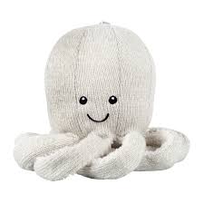 Ein oktopus kann nicht kuschelig sein? Flow Kuscheltier Mit Lautsprecher Oktopus Olly Hellgrau Online Kaufen