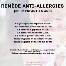 Remede Naturel Anti Allergies Pour Enfants De Plus De 5 Ans A Base D Huiles Essentielles Aromatherapie Allergies Calendula Person