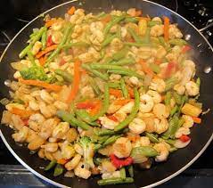 Easy Shrimp Stir Fry Recipe With Frozen Vegetables Recipe Frozen Vegetable Recipes Easy Shrimp Stir Fry Recipes Stir Fry Shrimp Recipes