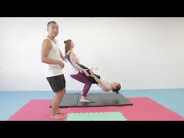 With detailed descriptions for each move couples yoga is a great way to boost communication, build trust and have fun! Acroyoga Beginner Tutorial See Saw Counterbalance Youtube