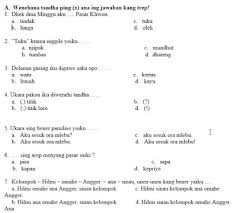 Latihan soal ipa kelas 3 semester 2: Soal Pat Ukk Kelas 3 Bahasa Jawa Sd Mi Tahun 2020 File Pembelajaran Kurikulum2013