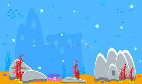 Pngtree offers hd baby shark background images for free download. Baby Shark Background Blue Underwater Landscape With Fishes Coral Reefs Huge Rocks And See Weeds Tropical Undersea Stock Vector Illustration Of Cartoon Baby 152335199