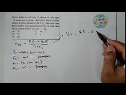We did not find results for: Cara Mudah Menentukan Rata Rata Gabungan Soal Cerita Atau Banyak Data Youtube