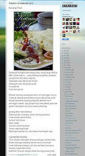 Kacang Pool Cooking Recipes Cooking Recipes