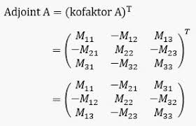 To find the inverse matrix, augment it with the identity matrix and perform row operations trying to make the identity matrix to the left. Cara Menentukan Invers Matriks 2x2 Dan 3x3 Halaman All Kompas Com