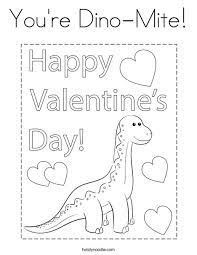 Also see the category to find more coloring sheets to print. You Re Dino Mite Coloring Page Twisty Noodle