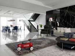 Carrelage Marbre Blanc Deco En Marbre Noir Et Accents Bleus Un Appartement A Taiwan Maison 2018 Carrelage Marbre Blanc Interieur D Appartement Architecte Interieur