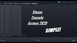 How To Open The Steam Console In 2020 Youtube