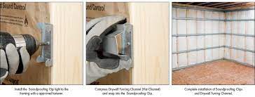 Soundproofing Clips Ceiling Soundproofing Company Sound Proofing Sound Absorbing Panels Sound Isolation