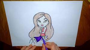 Figures in action & motion. How To Draw Sasha Bratz Doll Youtube