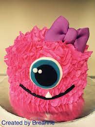 Girl Monster Smash Cake Monster 1st Birthdays Monster Birthday Parties Halloween First Birthday