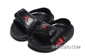 Air Jordan 12 Black Red Slipper For Toddler Authentic Price