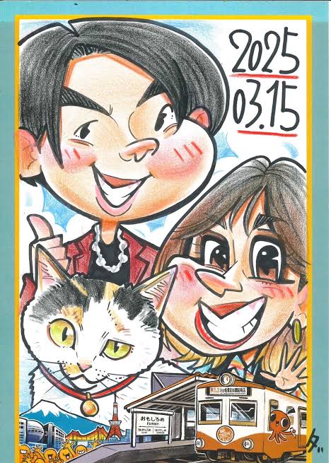 爆笑似顔絵商店 お台場店 似顔絵作品