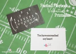 There is a long tradition of exchanging gifts and flowers on valentine's day, but the valentine card. Football Valentine Printables Printable Valentines Cards Valentines Printables Football Valentine