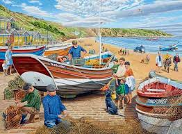 Whether the skill level is as a beginner or something more advanced, they're an ideal way to pass the time when you have nothing else to do like waiting in an airport, sitting in your car or as a means to. Happy Days At Work No 19 The Fisherman 500pc Jigsaw Puzzle From Jigsaw Puzzles Direct Order Today And Get Free Delivery