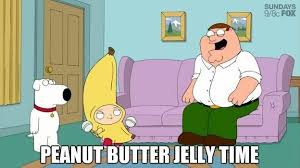 Peanut Butter Jelly With A Baseball Bat With Images Peanut Butter Jelly Time Peanut Butter Jelly Family Guy