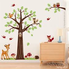 Wandtattoos Wandtattoo Kinderzimmer Baum Waldwald Tiere Ein Designerstuck Von Smileywalls B Wandtattoos Kinderzimmer Wandtattoo Kinderzimmer Kinder Zimmer Little deco wandtattoo waldtiere pfeil & bogen.