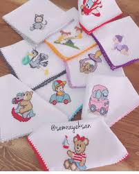 merhaba arkadaslar hayirli cumalar diliyorum bu guzel bebek mendilleri icin sevgili arkadasim semra ya tesekkur ediyorum eller bebek bebek havlusu mendil