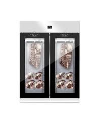 Scongelando la carne in frigo, faremo in modo che le sue caratteristiche organolettiche, ovvero ad esempio, il pollame e la carne macinata, se lasciati in frigo, dovranno essere consumati entro 2 giorni. Armadio Frigorifero Frollatura Carne Due Porte A Vetro Da 1 400 Lt Capacita Carne Kg 300 Cm 150x85x208h
