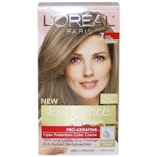 Excellence Creme Pro Keratine 7 Dark Blonde Natural By L Oreal Paris For Unisex 1 Application Hair Color Wish Dark Blonde Dark Blonde Hair Color Loreal