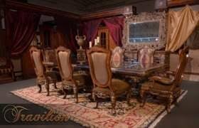 At mueller furniture, there's nothing we love more than helping you find the perfect table for hosting a holiday meal, or chairs so comfortable that even the busiest teen won't ask to leave the table early. Formal Dining Room Sets Cherry Mahogany Traditional Dining Furniture Formal Dining Room Sets Cherry Tradtional Dining Room Sets Mahogany Dining Room Furniture
