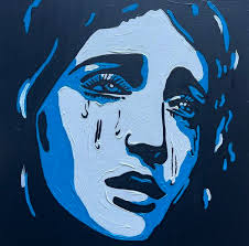 MARY DON'T CRY by Elisa Bonotti (2022) : Painting Acrylic, Ink