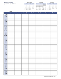 Weekly Calendar Template Google Docs In 2020 Weekly Calendar Template Monthly Calendar Template Excel Calendar Template