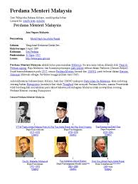 Sejarah perdana menteri malaysia pertama hingga sekarang. Senarai Perdana Menteri Malaysia