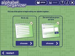 Alphabet Organizer Readwritethink