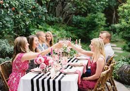 Make sure to check it out here. Pink Black And Gold Party Inspiration Dinner Party 100 Layer Cake