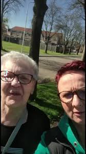 Ab’er Talitha is samen met een bewoner bij Cosis op visite geweest en mocht  de bewoner ook nog op een fietslabyrint even door Coevorden gaan fietsen💚