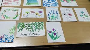 For a neat tear, fold the card both ways along a line to create a straight edge. Handmade Watercolor Greeting Cards By Seenajai Fiverr